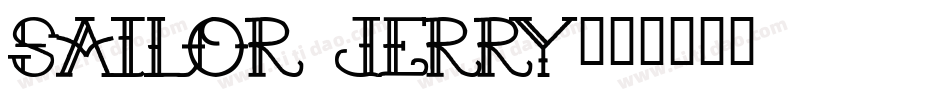 Sailor Jerry字体转换